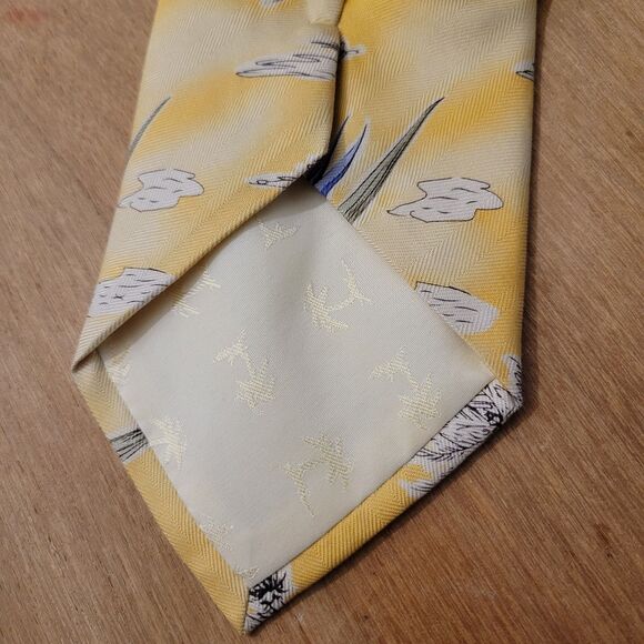 Tommy Bahama Neck Tie Marlin & Floral Pattern Multicolor Silk Tie Hawaiian - Picture 6 of 11